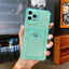 Transparent Card Slot Holder Case for iPhone Models