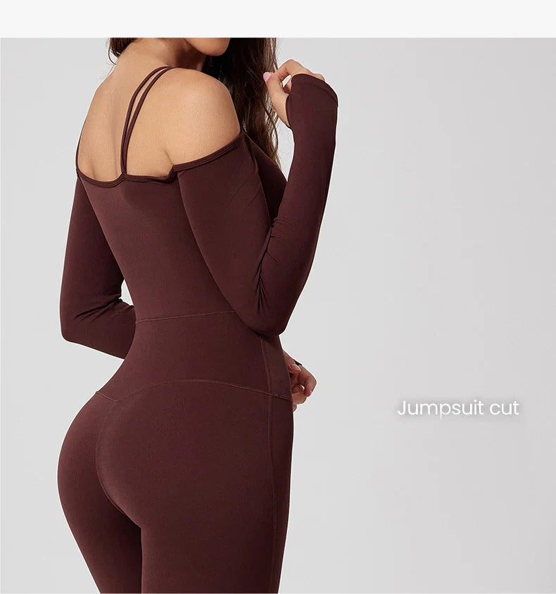 Combinaison de yoga évasée pour femmes pour un mode de vie actif