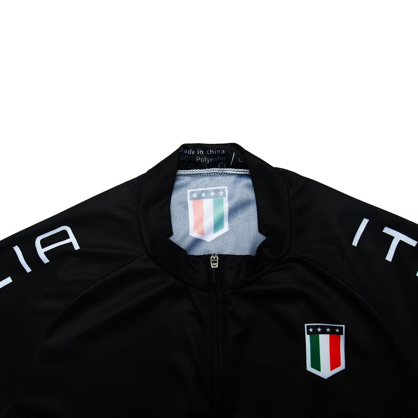Jersey de Ciclismo Clásico Negro para Hombre - Camiseta de Manga Corta