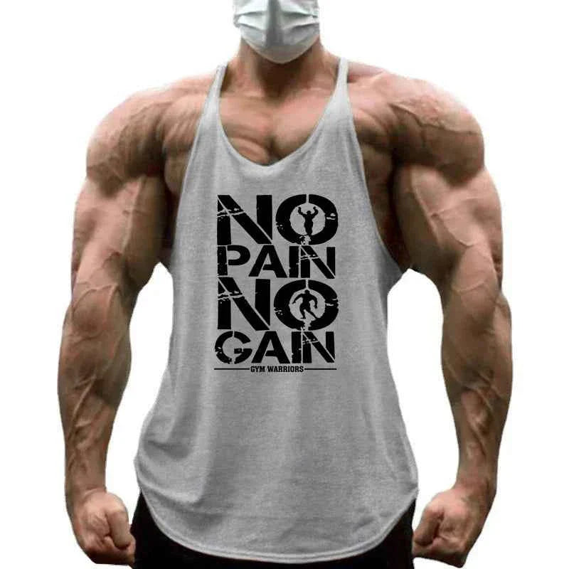 NO PAIN NO GAIN Camiseta Sin Mangas para Hombre