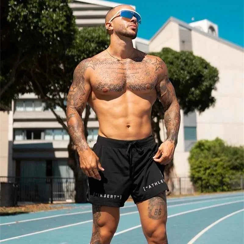 Pantalones Cortos de Jogging de Secado Rápido para Hombre