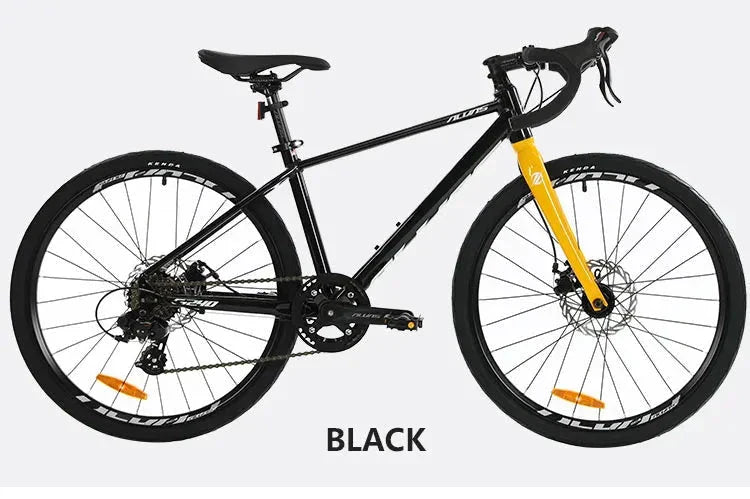 YUZE G240 7-Speed Aluminum Disc Brake Bicycle for Students