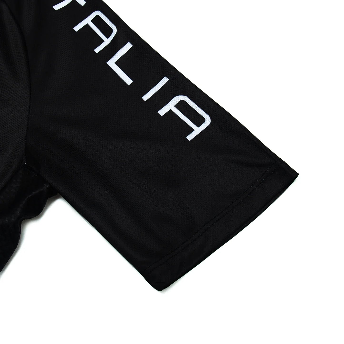 Jersey de Ciclismo Clásico Negro para Hombre - Camiseta de Manga Corta