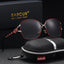 Lunettes de soleil surdimensionnées polarisées pour femmes BARCUR - Monture noire chic