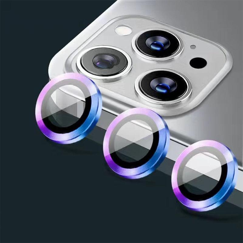 Titanium Alloy HD Camera Lens Protector for iPhone 12/13/14 Series - 9H Scratch-Resistant - Korvel