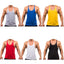 Camiseta sin mangas de gimnasio de algodón premium