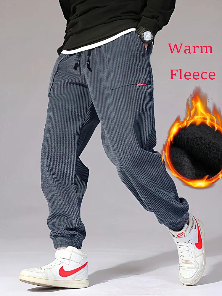 Joggers de Corduroy Térmicos CozyRide - Ajuste Deportivo para Hombre
