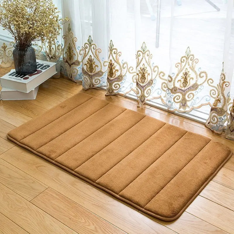 Tapis de bain en mousse à mémoire super absorbante