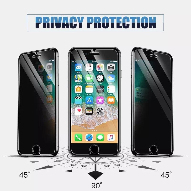 Premium Anti-Spy Privacy Glass for iPhone Models