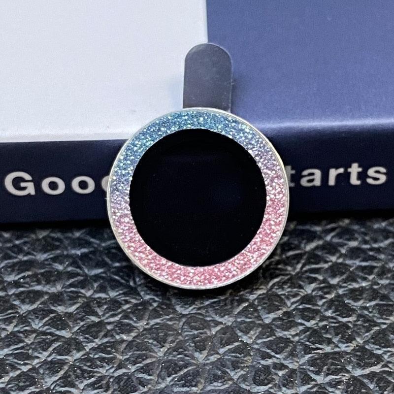 Sparkling Diamond Camera Lens Protector for iPhone 14/13/12/11 Pro Max - Premium Glittering Metal Ring - Korvel