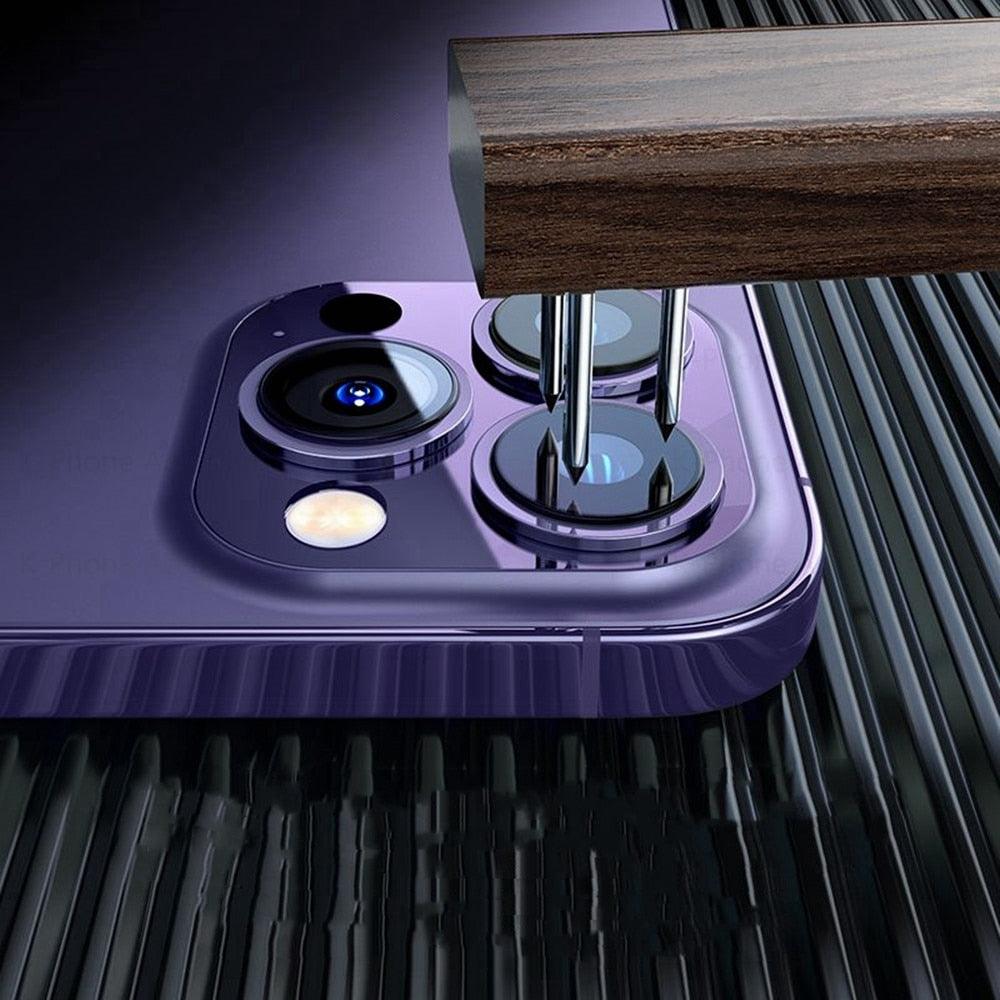 Protecteur d'objectif de caméra premium pour iPhone 14/13/12