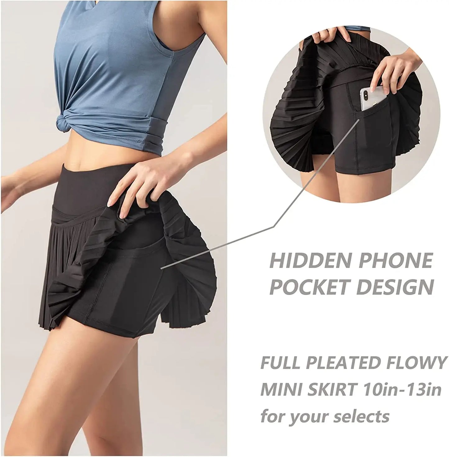 Premium Tennis Golf Athletic Skorts