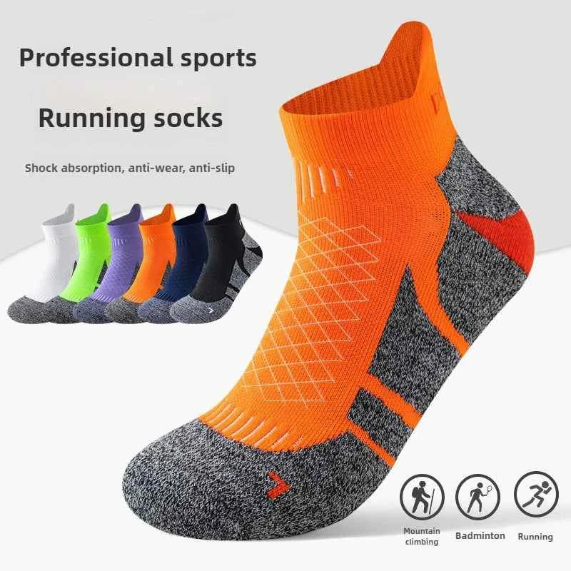 Calcetines de Correr Transpirables con Amortiguación para Maratón