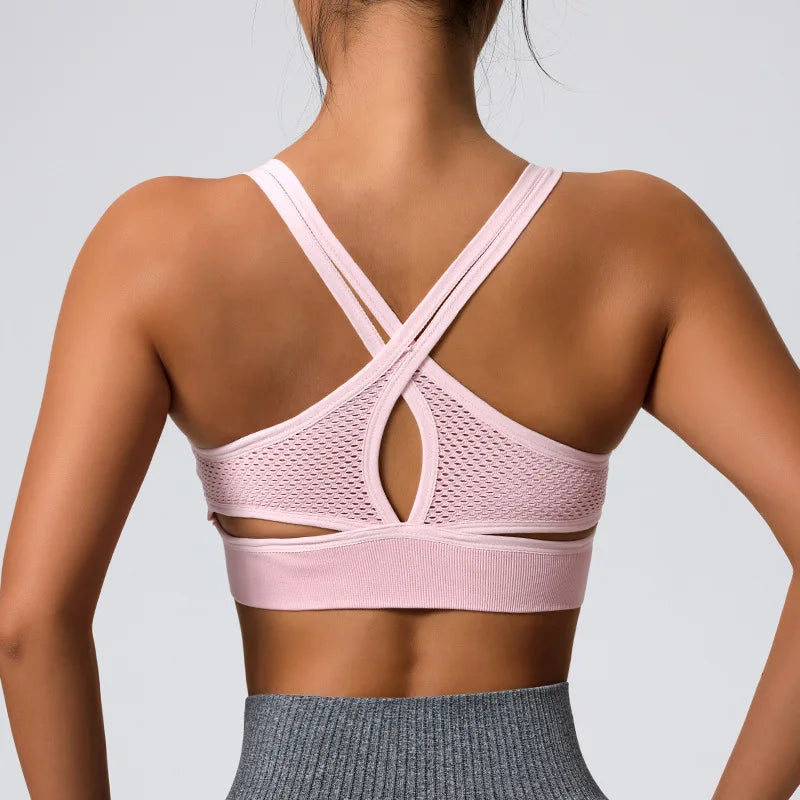 Premium Push-Up Yoga Sports Bra & Gym Crop Top