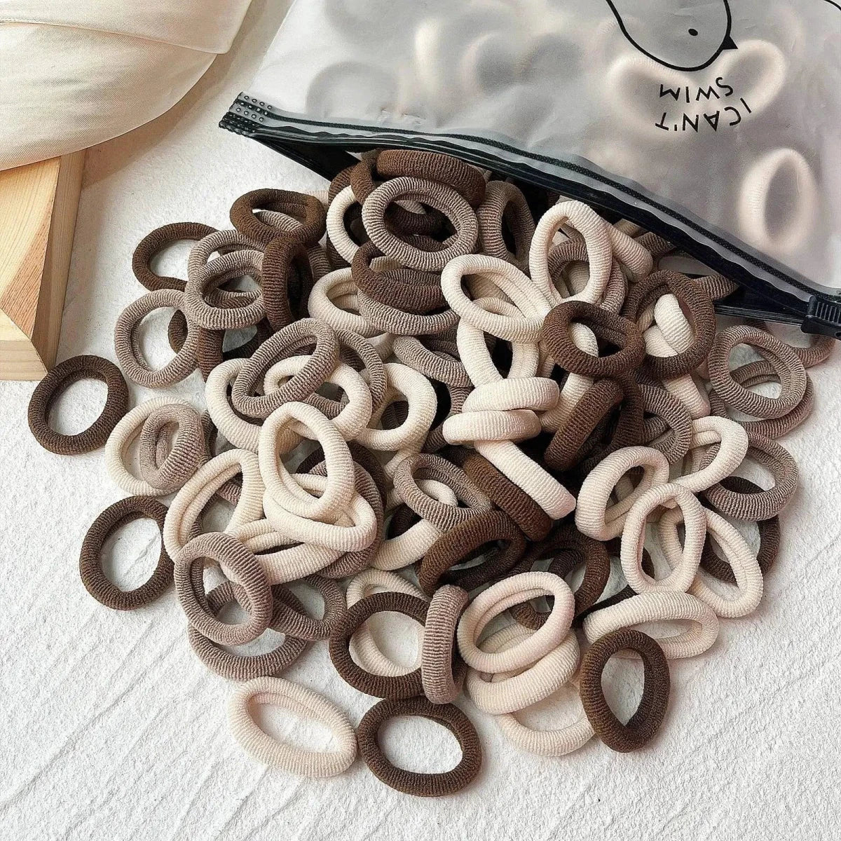Colorful Kids Elastic Hair Bands - 20/50pcs Set