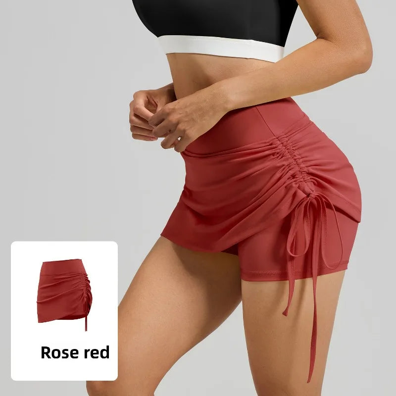 Falda Deportiva de Cintura Alta para Mujeres