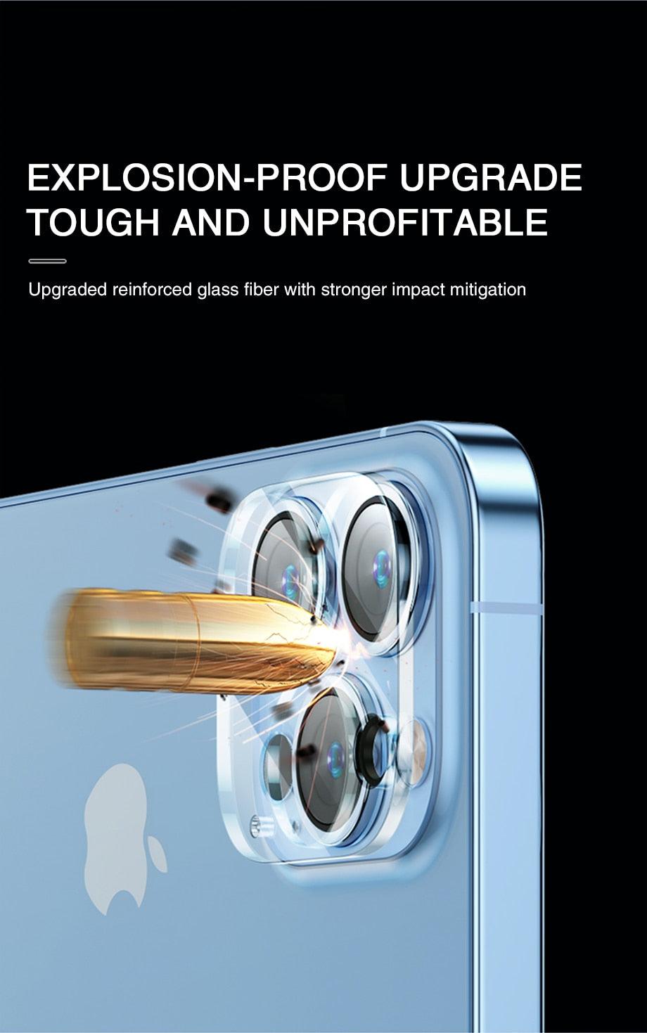 Protectores de Lentes de Cámara Trasera HD Premium para iPhone