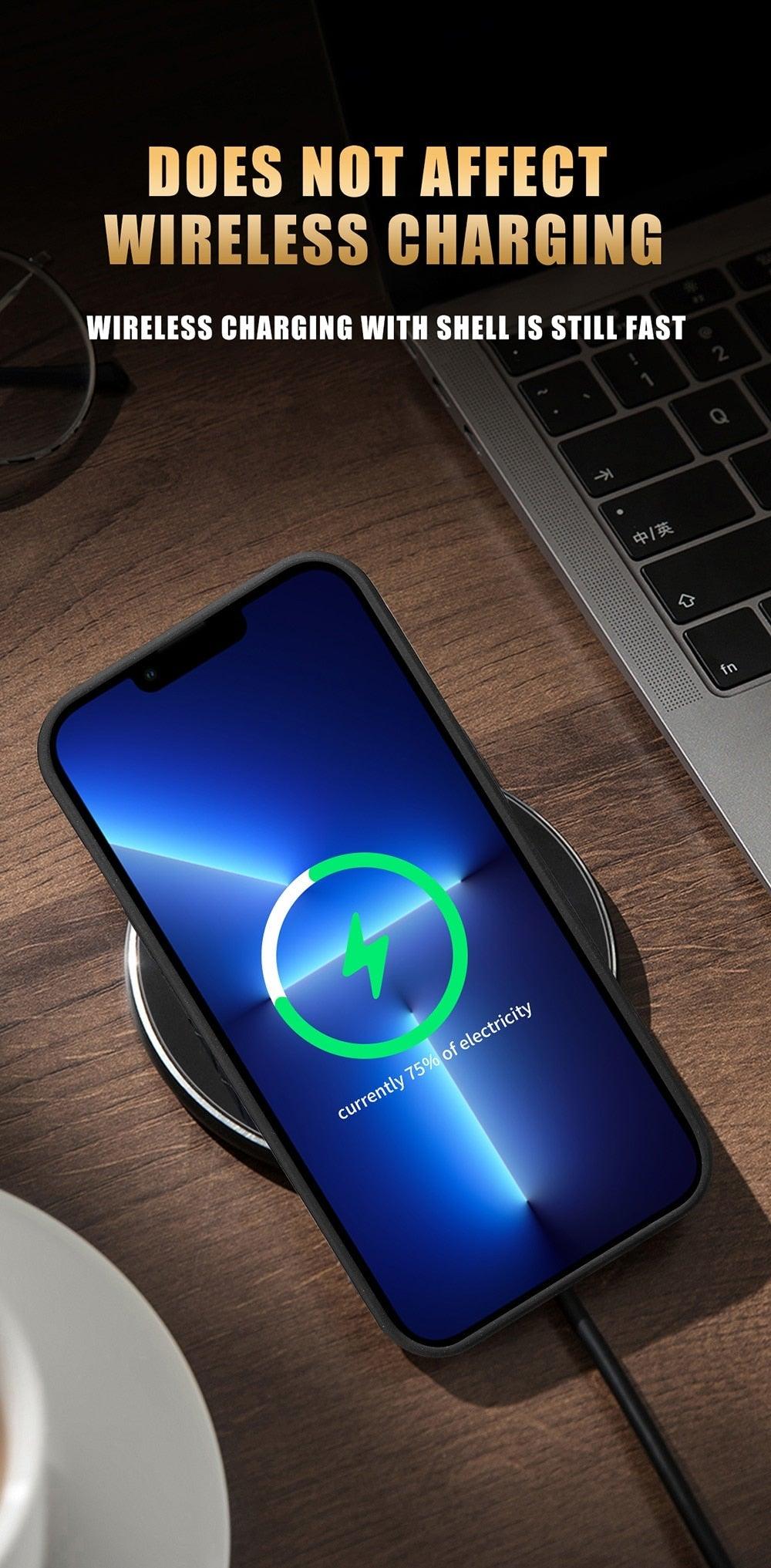 Coque de téléphone en cuir PU de luxe pour modèles d'iPhone