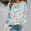 Sudadera Y2K con estampado de flores en 3D - Moda femenina