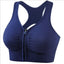 Women's Front Zipper Sports Bra for Active Lifestyles