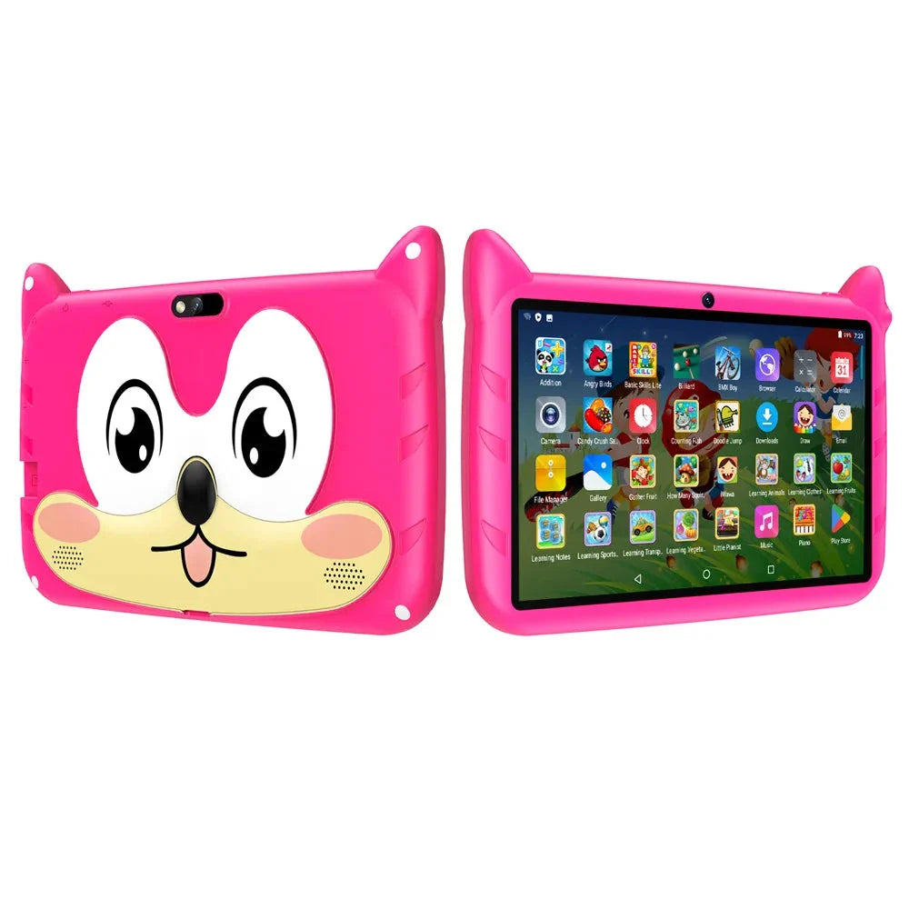 Tablette pour enfants BDF 7 pouces - Android 13, 4 Go de RAM, 64 Go de stockage