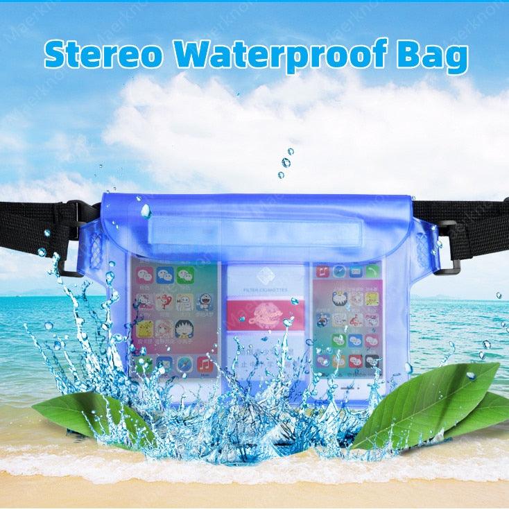 Sac à taille étanche avec ceinture ajustable pour téléphones mobiles