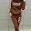 Ensemble de sweat à capuche et pantalon de survêtement de luxe pour femmes