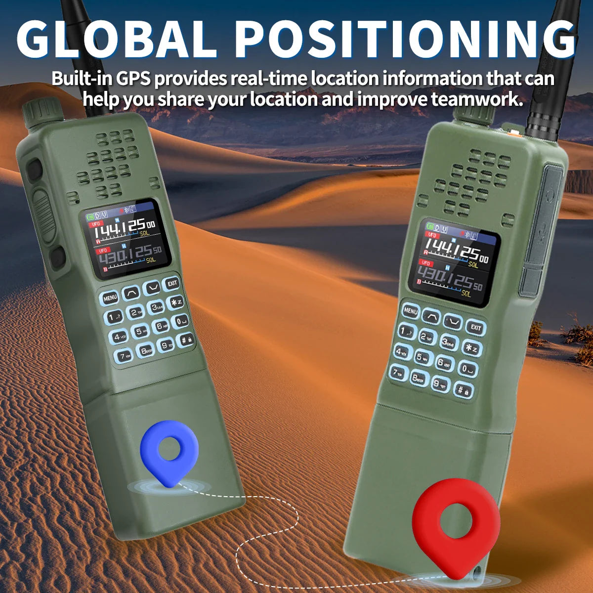 BAOFENG AR-152 PRO 10W GPS Bluetooth Radio Bidireccional