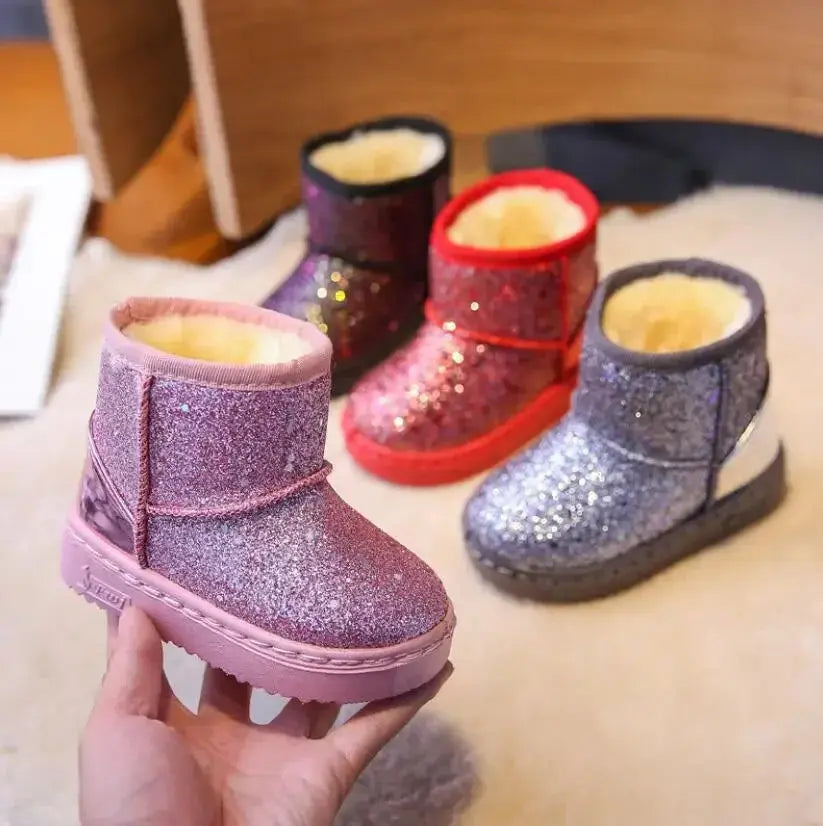 Bottes de neige chaudes pour enfants