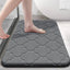 Tapis de bain en mousse à mémoire d'eau absorbante et antidérapant