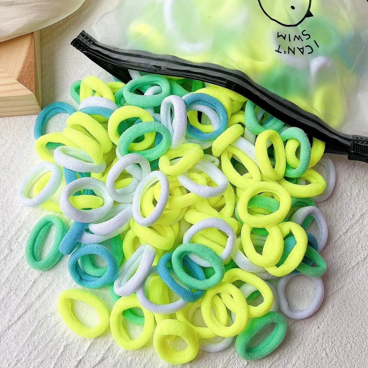 Colorful Kids Elastic Hair Bands - 20/50pcs Set