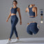 Ensemble de survêtement pour femmes : soutien-gorge de sport et pantalon de course
