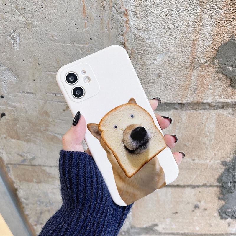 Cute Puppy Phone Case for iPhone - Shockproof Silicone Cover