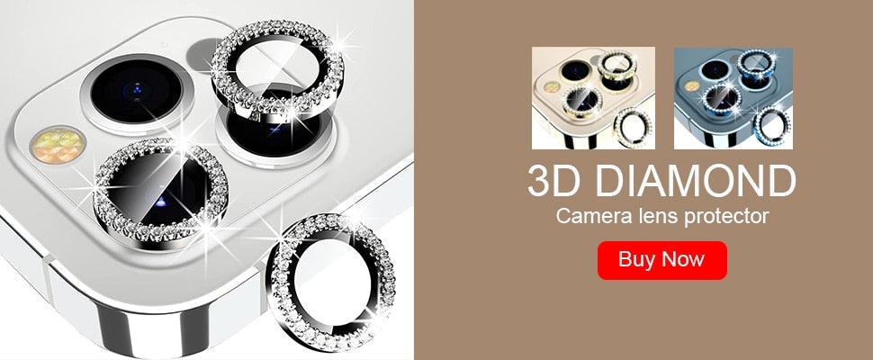 Protecteur d'écran en verre trempé 3D 2PCS pour modèles d'iPhone