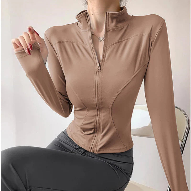 Veste de yoga à manches longues ActiveFlex pour femmes