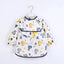 Bavoir imperméable à manches longues premium pour enfants