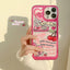 Cute Cat Transparent Phone Case for iPhone 11/12/13 Pro Max