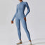 Premium Long Sleeved Yoga Jumpsuit with Zipper