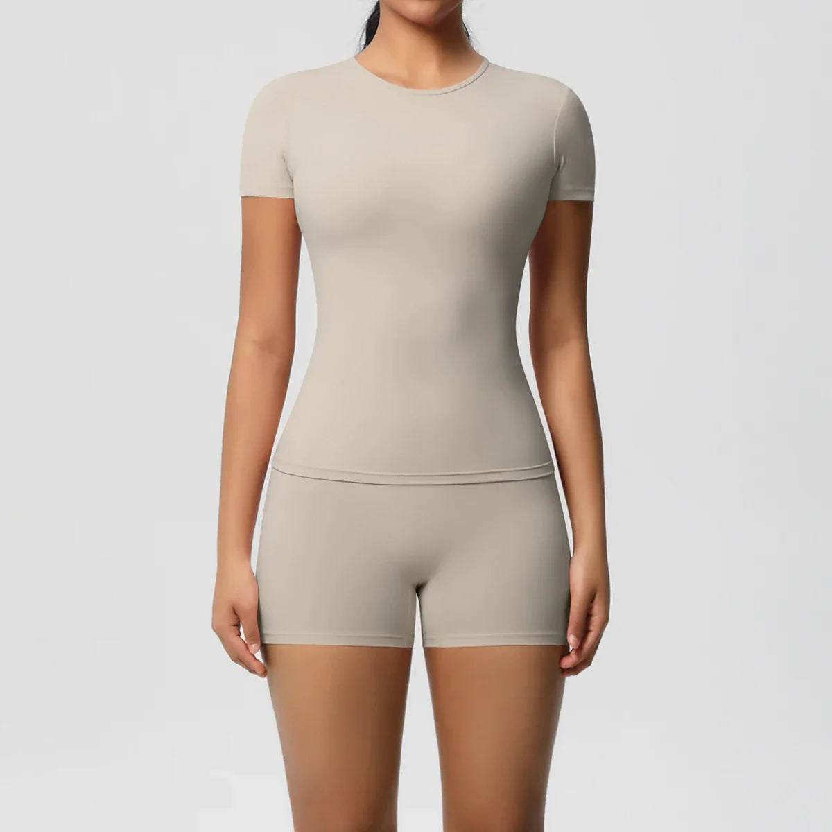Conjunto de Leggings y Top de Gimnasio de Secado Rápido de 2 Piezas