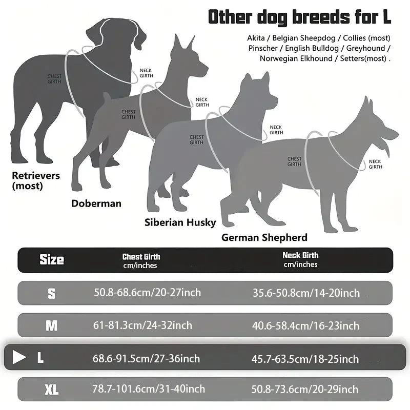 Chaleco para Perros TactiGrip Sin Tirones: Ajustable y Seguro