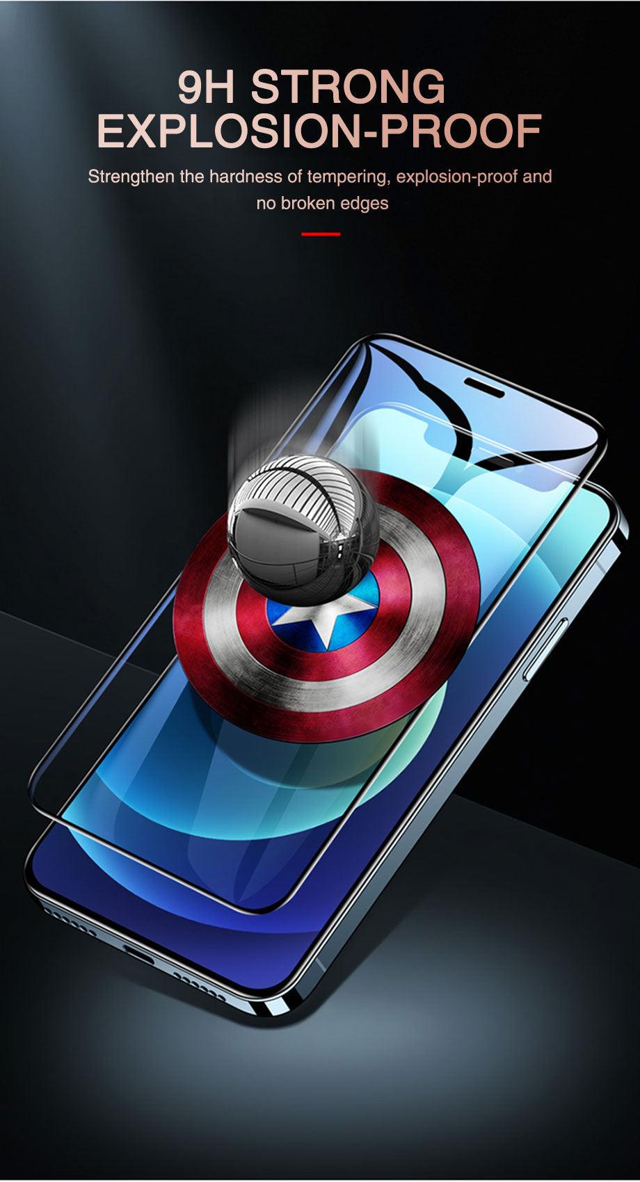 Protector de Pantalla Privado de Vidrio Templado Antirreflejo 200D para iPhone