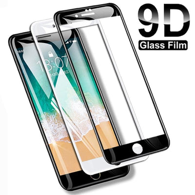 9D Full Cover Tempered Glass Screen Protector for iPhone