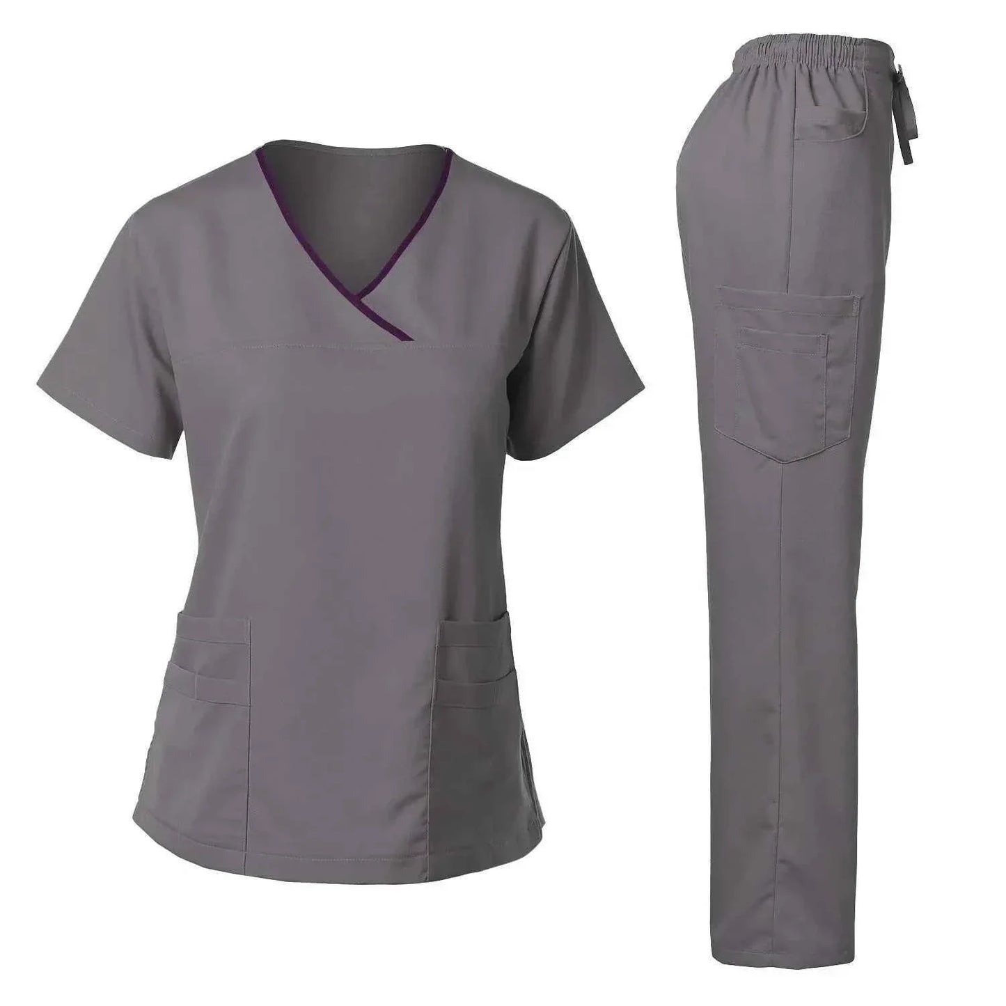 Premium Women's Medical Scrub Uniform Set