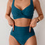 Black Elegance Push-Up Cross Bikini Set