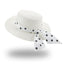 Sombrero de Paja Elegante para Mujeres en Verano con Lazo