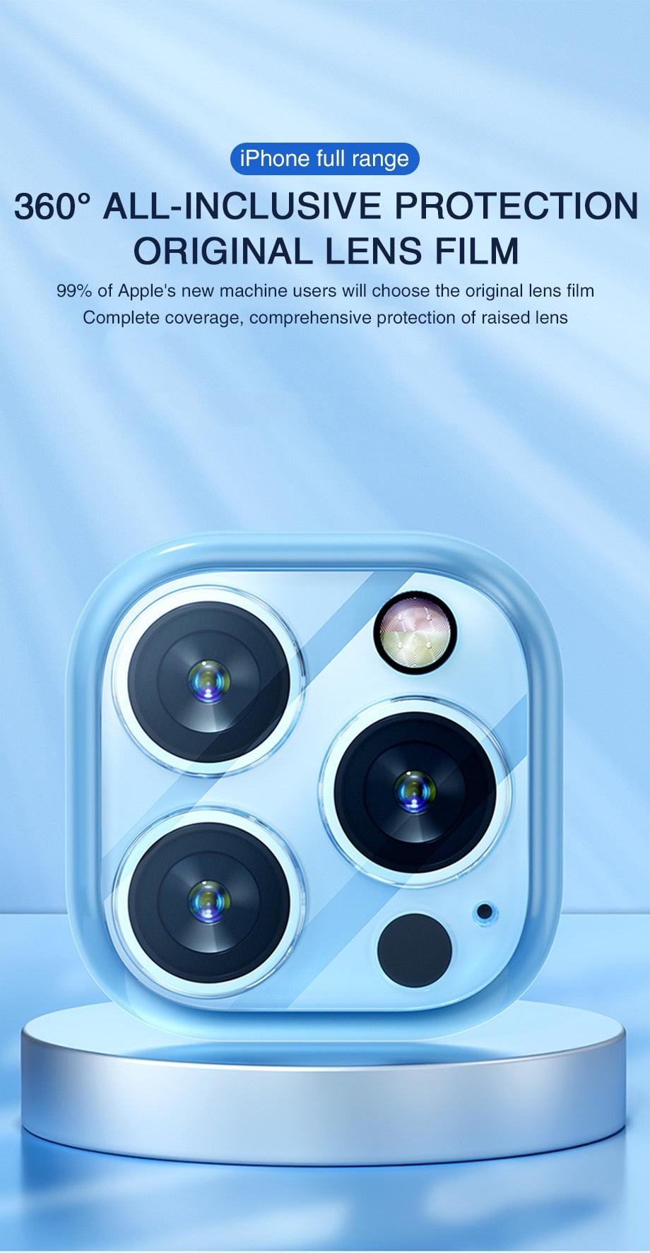 Protecteurs en verre 3D premium pour caméra d'iPhone
