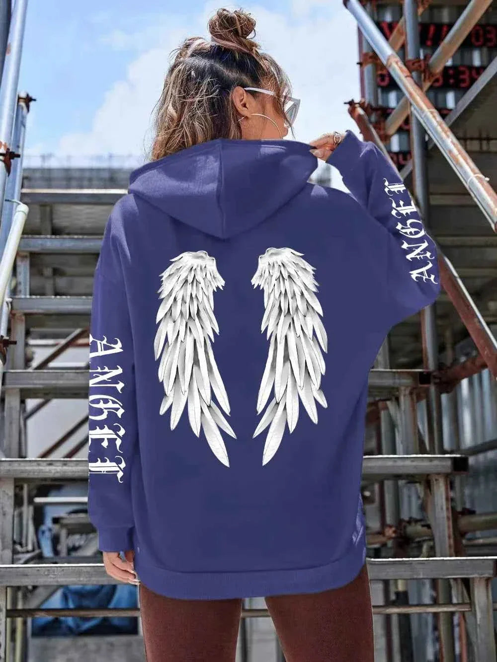 Sweat à capuche Femme Ailes d'Ange