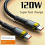 Double-Headed Type-C Data Cable - 2M Fast Charging & Data Transfer