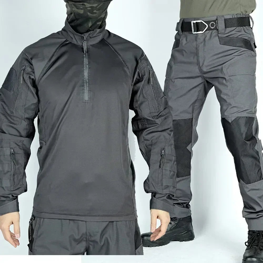 Ensemble de Vêtements Tactiques pour Hommes pour Aventures en Plein Air