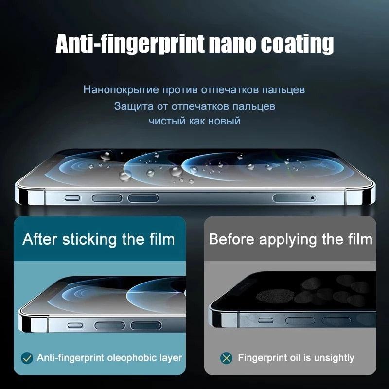 Protecteur d'écran pleine couverture pour iPhone 13 Pro Max et autres
